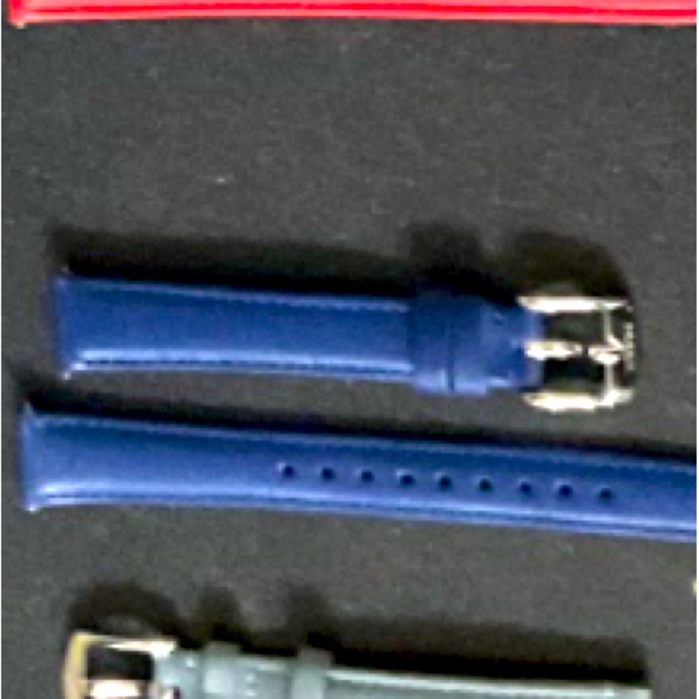Fossil Blue Leather Watch Strap